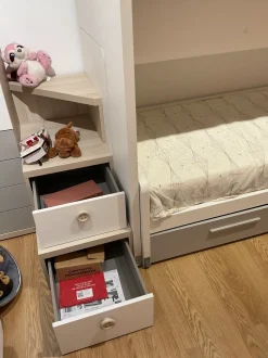 Cameretta Qik Doimo cityline con letto a castello scorrevole in offerta