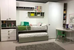 Cameretta Qik Doimo cityline con letto a soppalco scontata