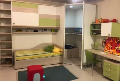 Cameretta Qik Doimo cityline con letto a ponte a prezzo Outlet