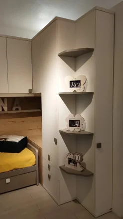 Cameretta Quick ponte Doimo cityline con letto a terra scontata