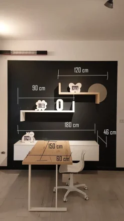 Cameretta Quick ponte Doimo cityline con letto a terra scontata