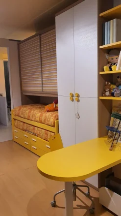 Cameretta Quik Doimo cityline con letto a ponte scontata