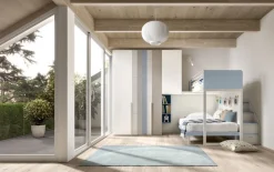 Cameretta Room163 Collezione esclusiva in legno in Offerta Outlet