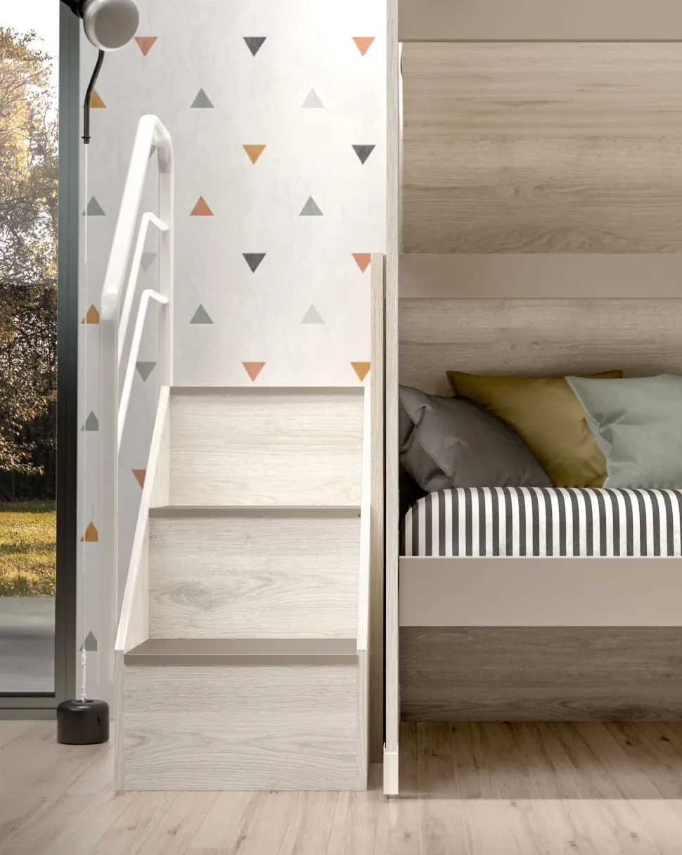 Cameretta Room162 Collezione esclusiva con letto a castello scontata