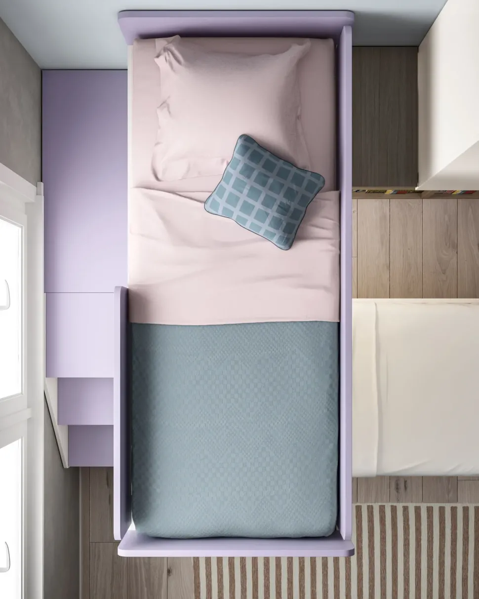 Cameretta Room169 Collezione esclusiva con letto a soppalco in offerta