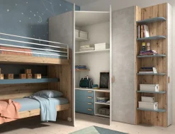 Cameretta Room160 Collezione esclusiva con letto a castello in offerta