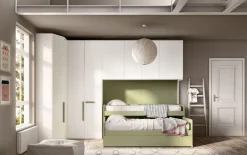 Cameretta Room147 Zg mobili con letto a soppalco scorrevole in offerta