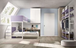 Cameretta Room169 Zg mobili in legno a prezzo Outlet