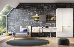 Cameretta Room116 Zg Mobili: letto a terra scontato. Ideale per bambini!