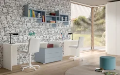 Cameretta Roon166 Zg mobili con letto a castello in Offerta Outlet