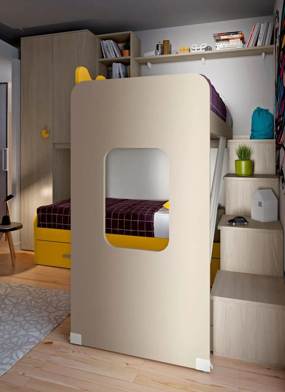 CAMERETTA San martino mobili Cameretta a soppalco 25 SCONTATA a PREZZI OUTLET