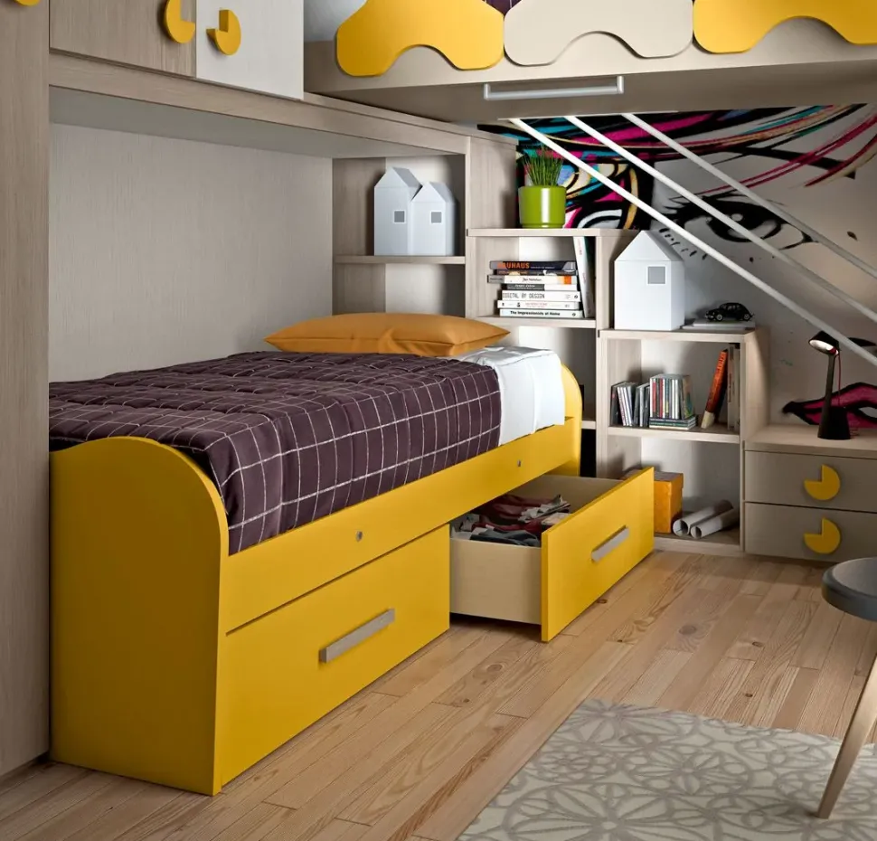 CAMERETTA San martino mobili Cameretta a soppalco 25 SCONTATA a PREZZI OUTLET