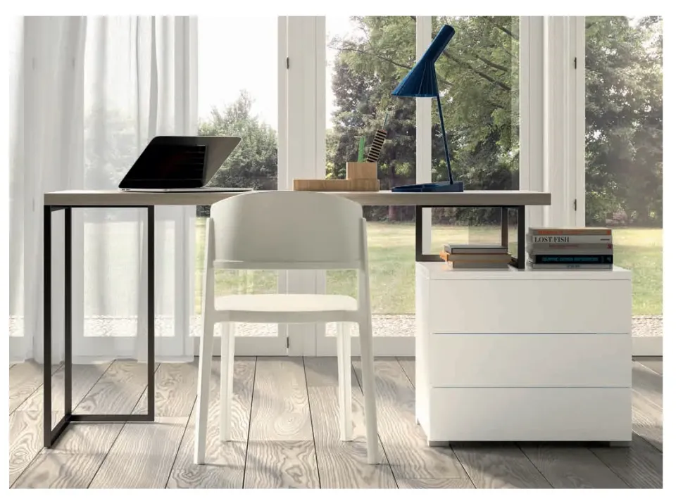 CAMERETTA Scrittoio con cassettiera Zg mobili a PREZZI OUTLET