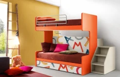 Cameretta Smart Doimo cityline con letto a castello scontata