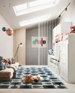 Cameretta Smart junior 42 San martino mobili con letto a soppalco scorrevole in offerta