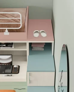 Cameretta Smart San martino mobili in laminato materico a prezzo Outlet