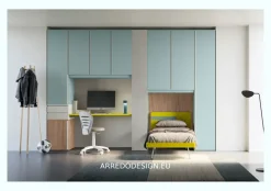 Cameretta Smart San martino mobili con letto a ponte in offerta