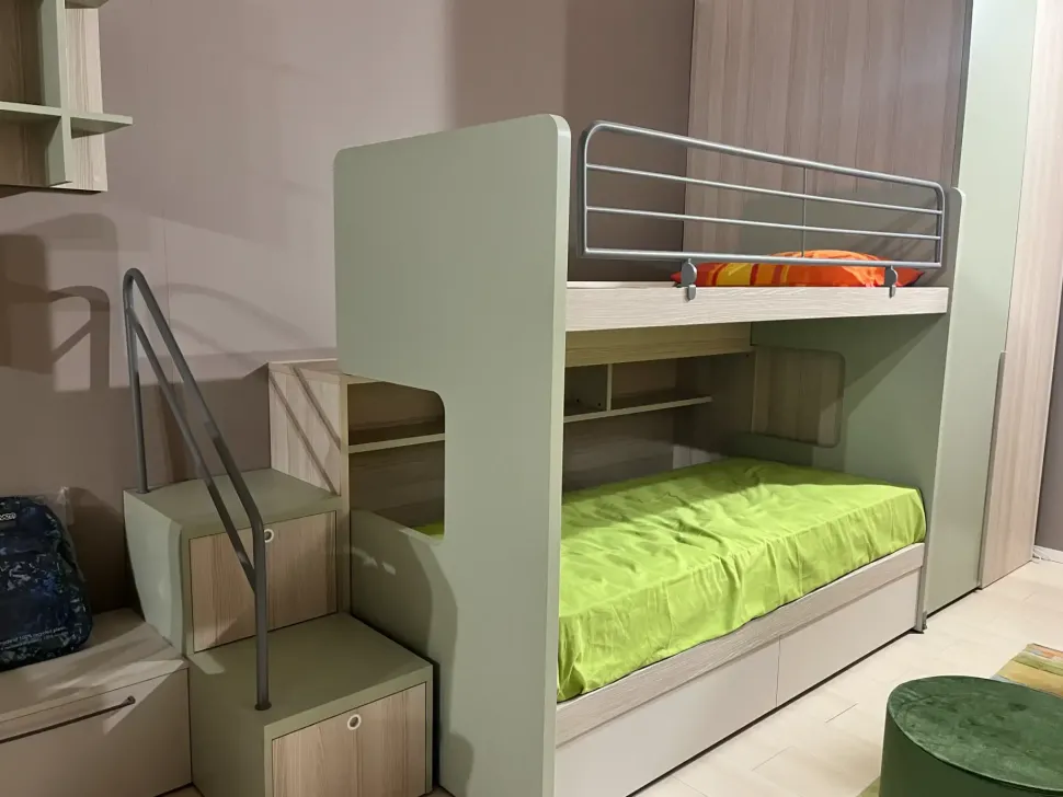 Cameretta Soppalco scorrevole roy Doimo cityline con letto a soppalco scorrevole scontata