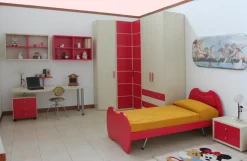 Cameretta T206 eclectic Abitare mobilstella letti a terra scontata