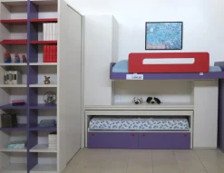 Cameretta T207 movida Marka con letto a castello scorrevole scontata
