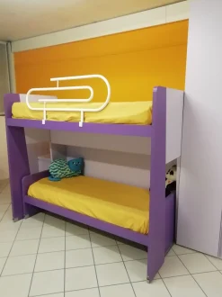 Cameretta Tag Siloma con letto a soppalco scorrevole a prezzo scontato