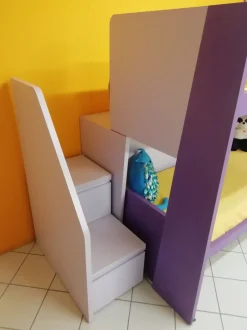 Cameretta Tag Siloma con letto a soppalco scorrevole a prezzo scontato