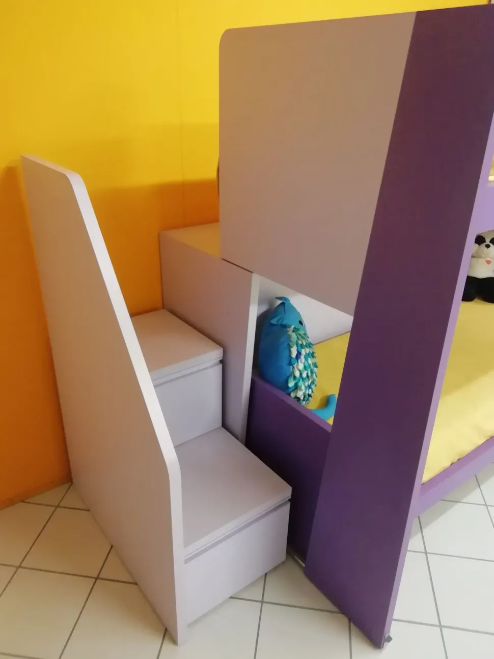 Cameretta Tag Siloma con letto a soppalco scorrevole a prezzo scontato