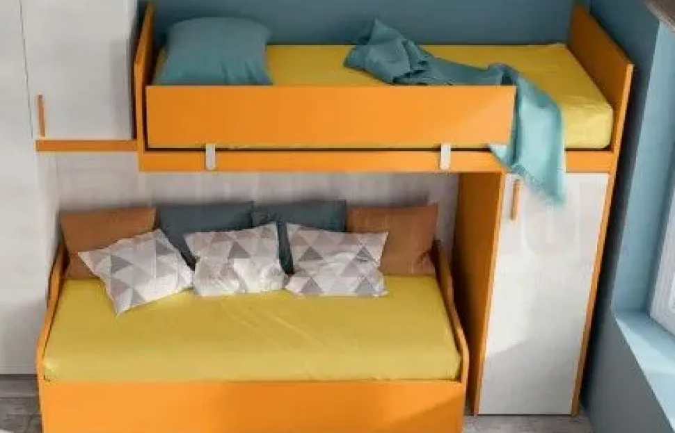 Cameretta Volo c320 Colombini casa con letto a soppalco a prezzo Outlet