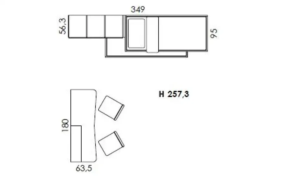 Cameretta Volo c320 Colombini casa con letto a soppalco a prezzo Outlet