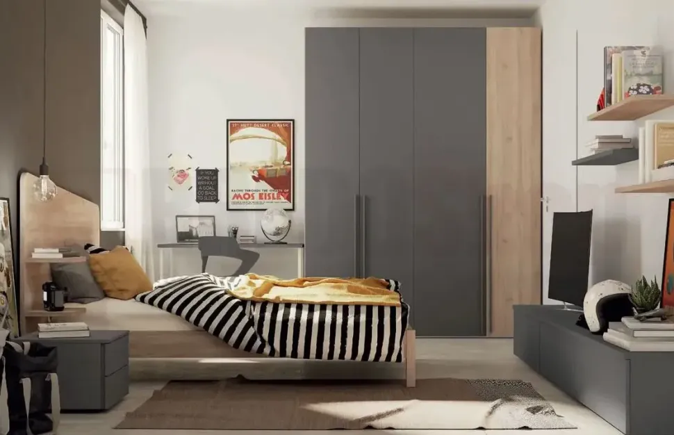 Cameretta Volo Colombini casa letti a terra in Offerta Outlet