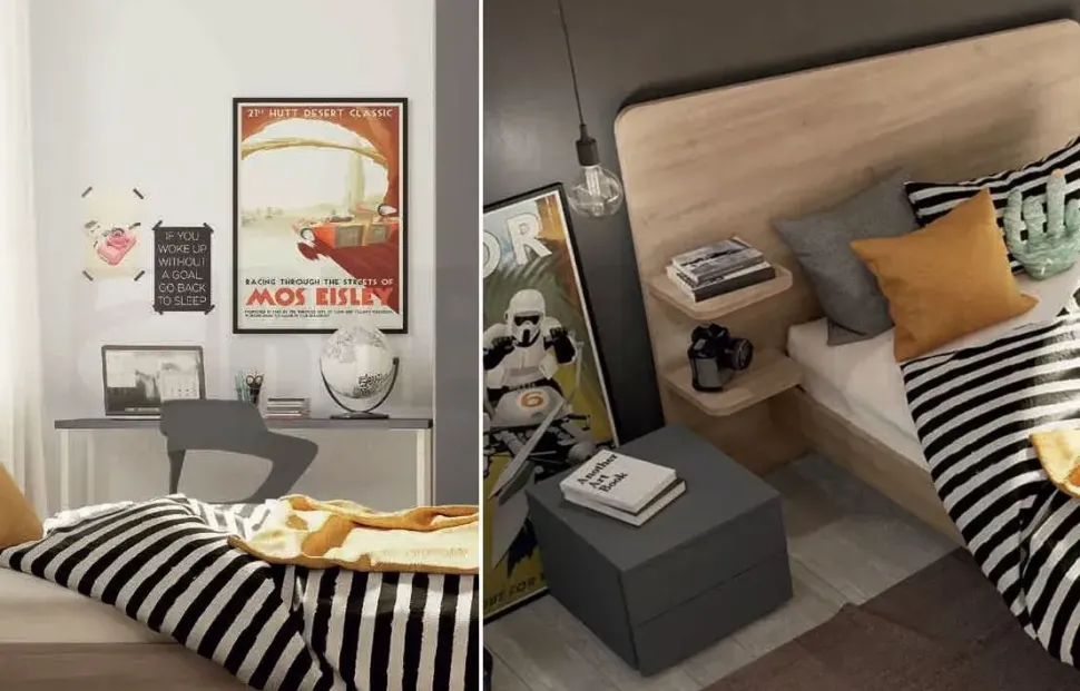 Cameretta Volo Colombini casa letti a terra in Offerta Outlet