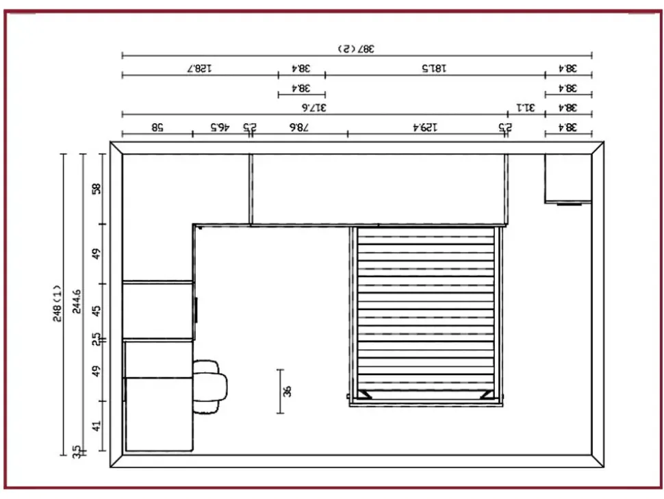 Cameretta Young yc313 Moretti compact camerette con letto a ponte scontata