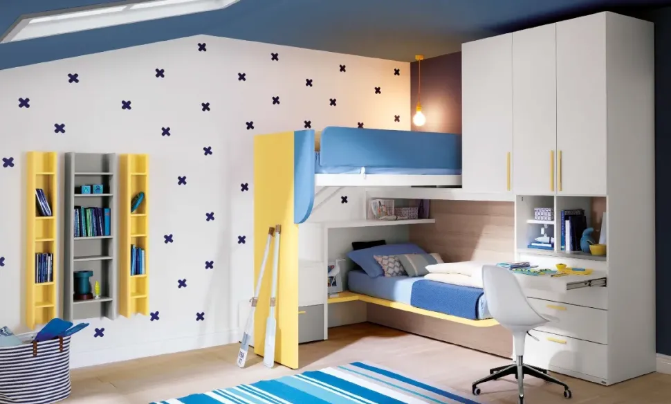 Cameretta Composizione e070 Doimo cityline scontata 30%