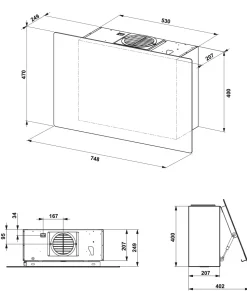 Cappa Franke modello Maris free 80 in Offerta Outlet