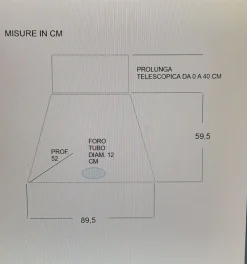 Cappa per cucina Elisa a marchio Artel scontata