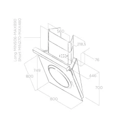 Cappa per cucina Oemme  a marchio Elica scontata