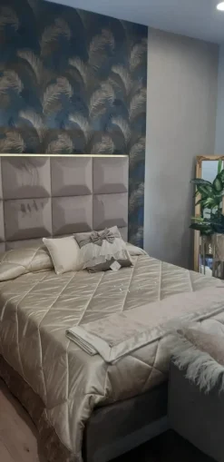 Carta da parati per camera da letto modello Felce  scontata