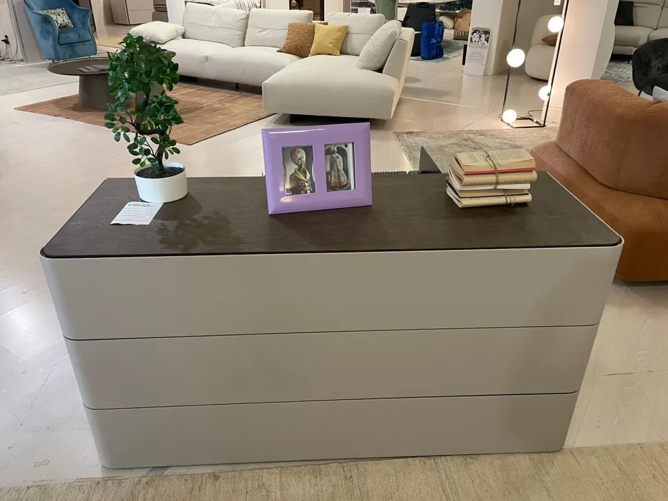 Cassettiera Comò elite Voltan in Laccato opaco in offerta