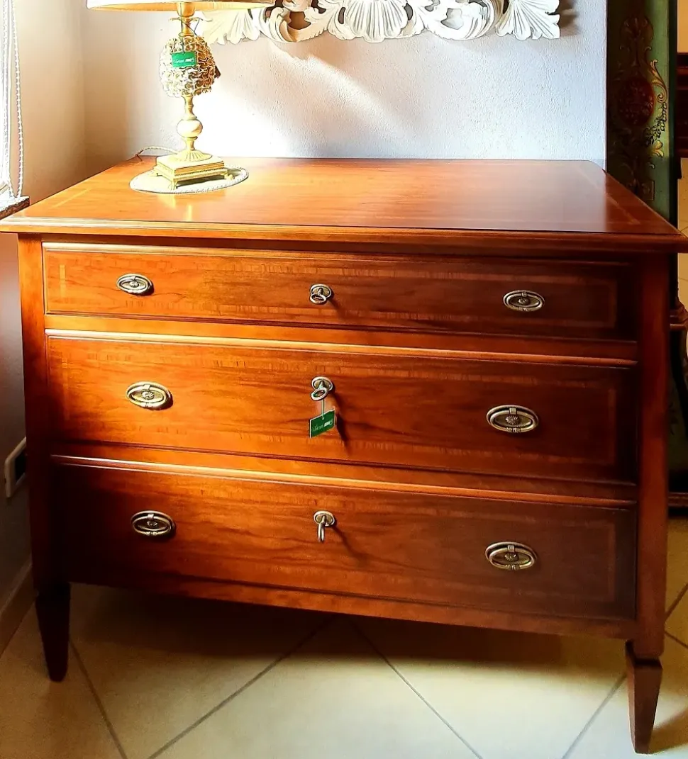 Cassettiera Comò stile maggiolini Artigianale in Legno in offerta