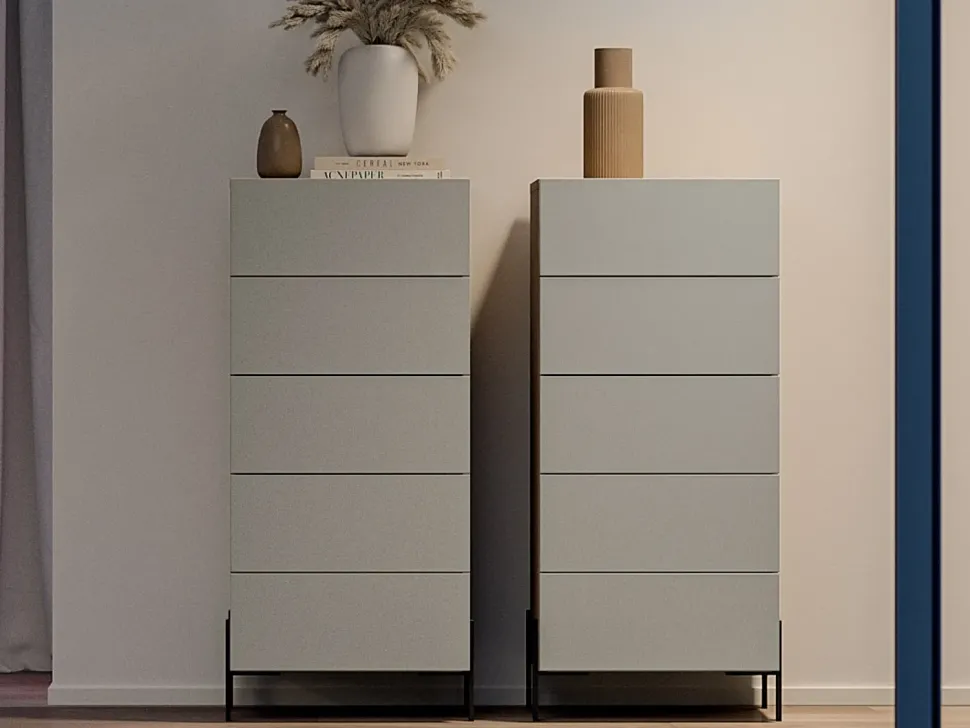 Cassettiera Design modello Velvet a marchio Spagnol mobili in Offerta Outlet