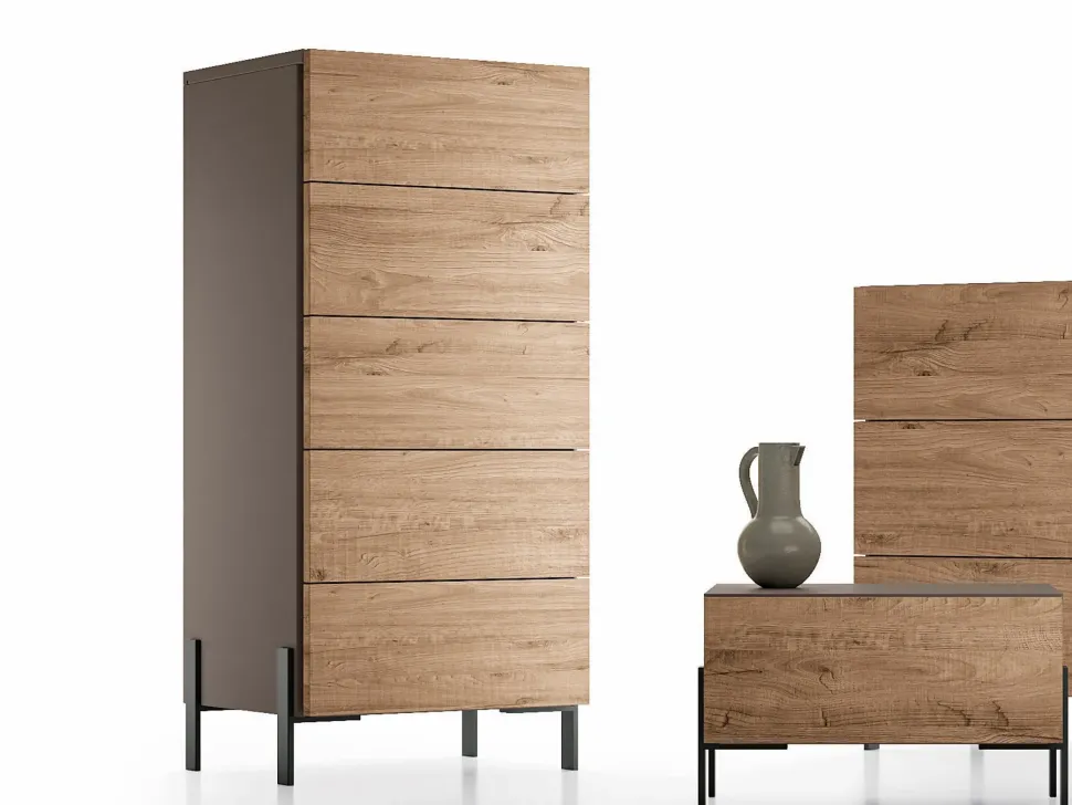 Cassettiera Design modello Velvet a marchio Spagnol mobili in Offerta Outlet