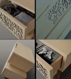 Cassettiera Design modello 2124 a marchio Artigianale a prezzo scontato