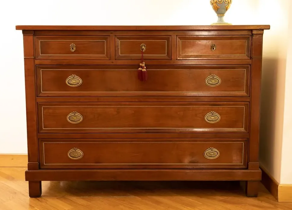 Cassettiera Gruppo in ciliegio massello Grande arredo in Legno in offerta