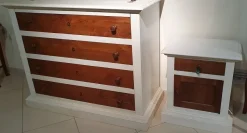 Cassettiera Gruppo in massello di castagno Artigianale in Legno a prezzi convenienti