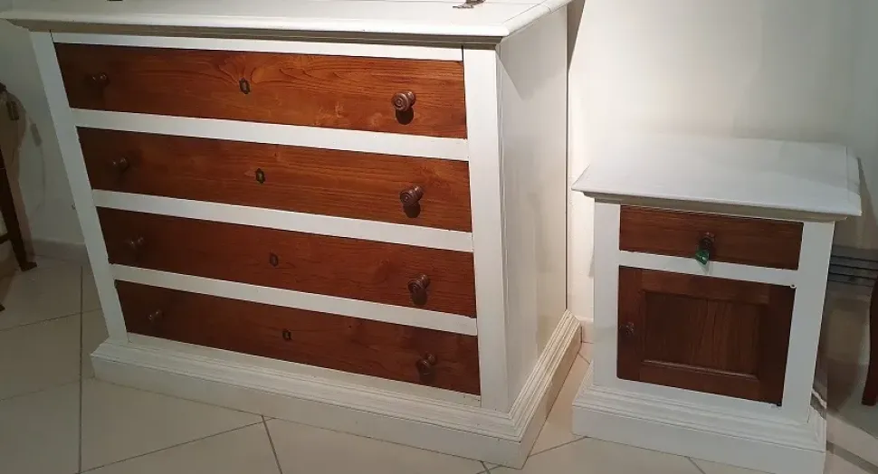 Cassettiera Gruppo in massello di castagno Artigianale in Legno a prezzi convenienti