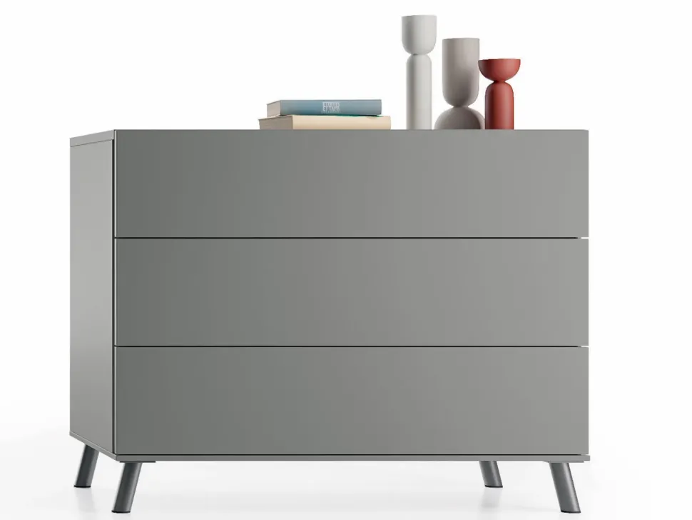 Cassettiera in Laccato opaco Cross Spagnol mobili in Offerta Outlet