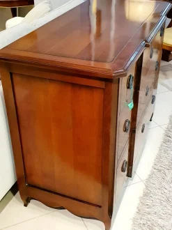 Cassettiera in Legno Cassettone con intarsi Artigianale a prezzo scontato