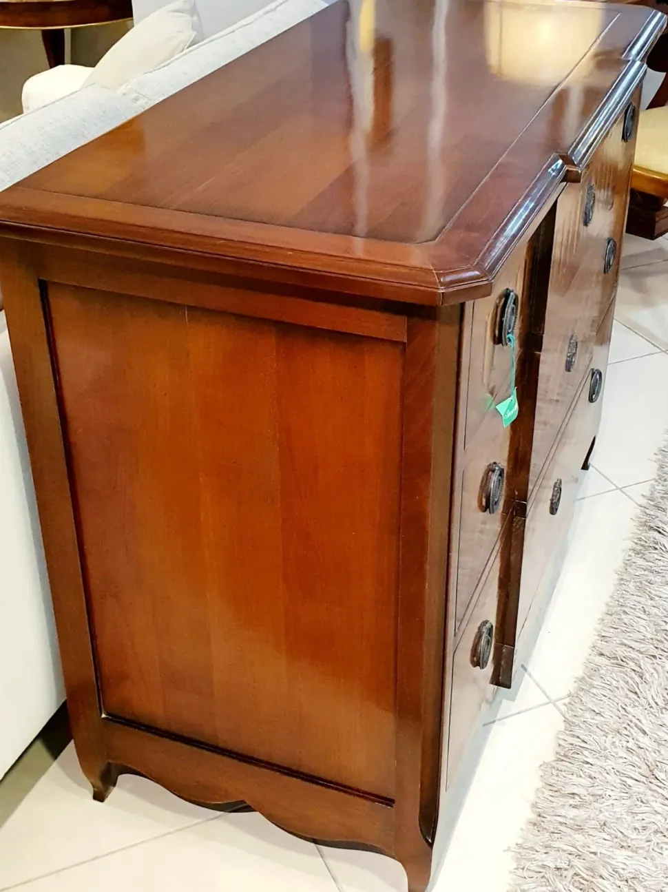 Cassettiera in Legno Cassettone con intarsi Artigianale a prezzo scontato