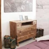 Cassettiera in Legno Legno riciclato Outlet etnico a prezzo Outlet