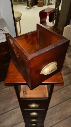 Cassettiera in Legno Porta cd cassettiera dolfi arte povera Artigianale a prezzo Outlet